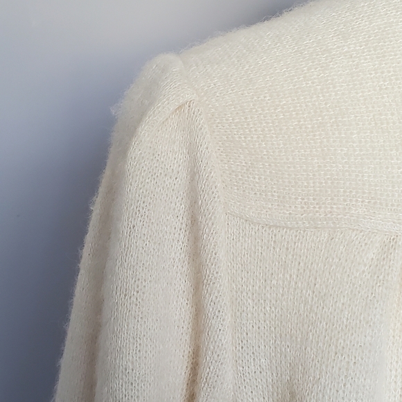 Vintage Y2K J.M Joss Mohair Wool Blend Womens Heavy Long Open Front Duster - Picture 6 of 12